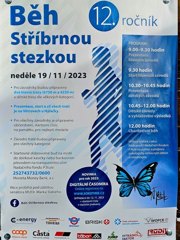 12. ročník charitativního Běhu stříbrnou stezkou