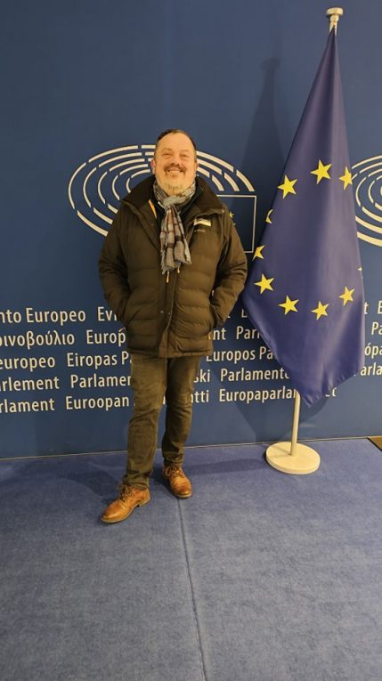 Evropský parlament v Bruselu